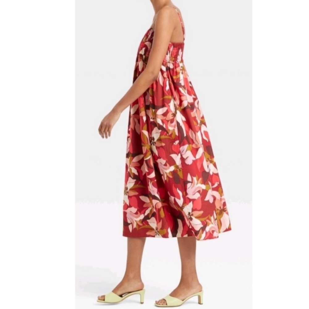 Women’s Dress Spaghetti strap A New Day Color Red/Pid XS. NWT - Picture 3 of 5